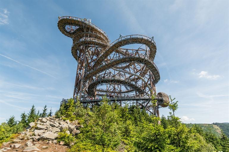 Boomkroonpand Sky Walk, Tsjechië