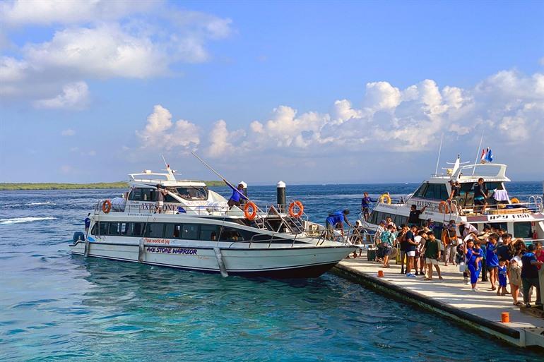 Boottocht naar Nusa eilanden