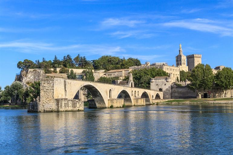 Brug van Saint Béneze, ook gekend als Pont d'Avignon 