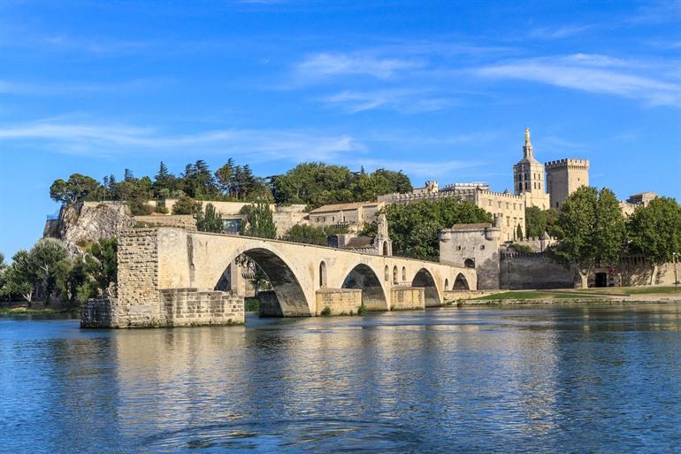 Brug van Saint Béneze, ook gekend als Pont d'Avignon