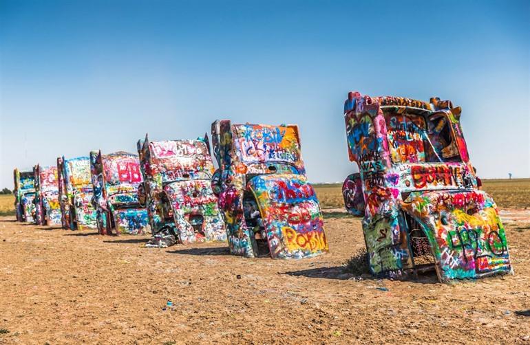Cadillac Ranch in Amarillo