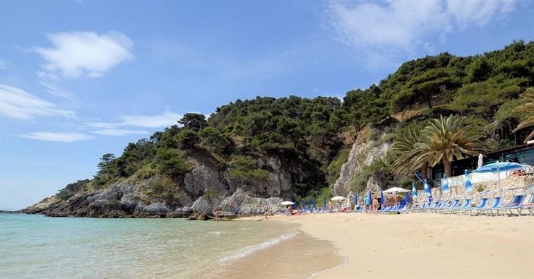Cala delle arene, Tremiti Eilanden in Puglia