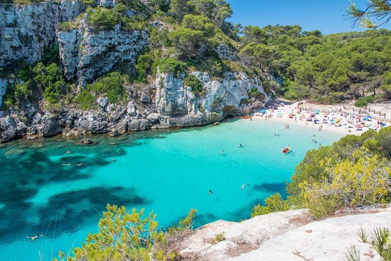 Cala Macarelleta in Menorca