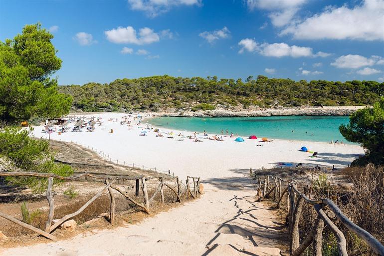 Cala S’Amarador in het natuurpark Mondragó, Mallorca