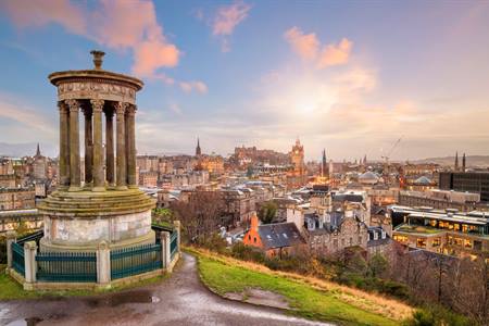 Calton Hill in Edinburgh