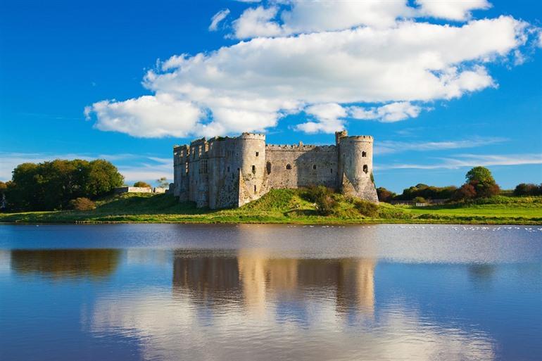Carew Castle in Wales