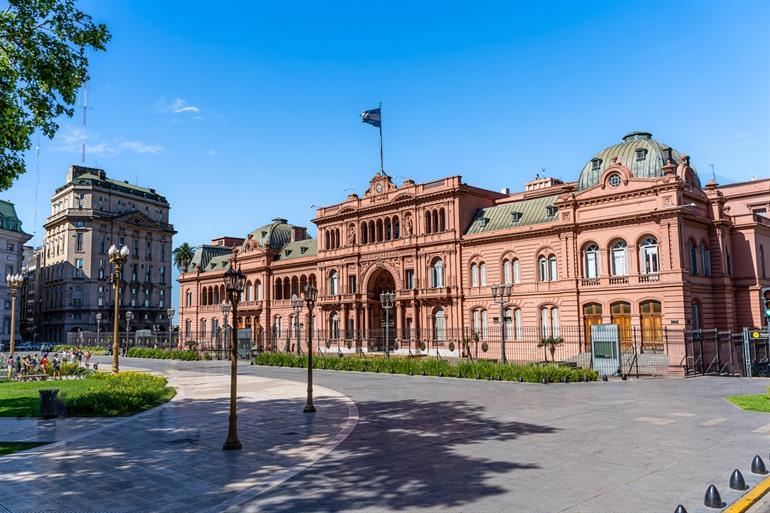 Casa Rosada op Plaza de Mayo