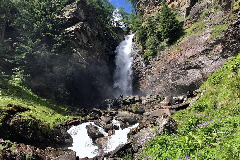 Cascate di Saènt in Val di Rabbi