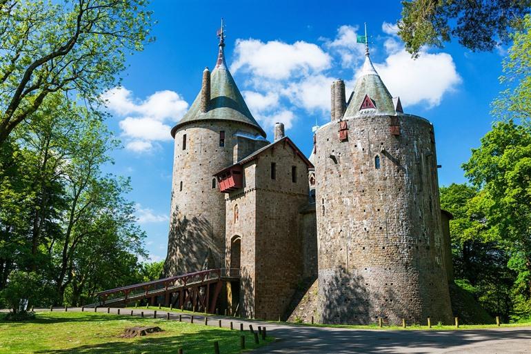 Castell Coch in Cardiff, Wales
