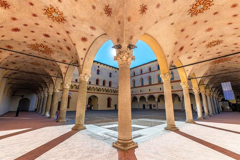 Castello Sforzesco, het kasteel van Milaan