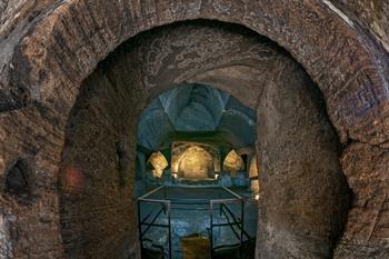 Catacomben van Jajce bezoeken, Bosnië en Herzegovina