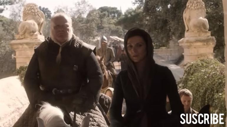 Catelyn en Ser Rodrik Cassel King's Landing