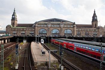 Centraal Station van Hamburg, Duitsland