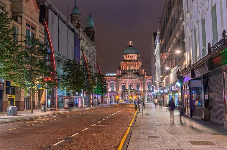 Centrum van Belfast, Ierland