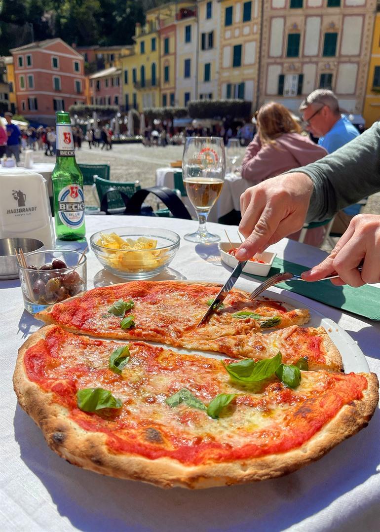 Centrum van het kleurrijke Portofino