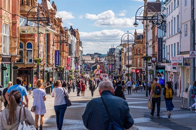 Centrum van Leeds, Noordwest-Engeland