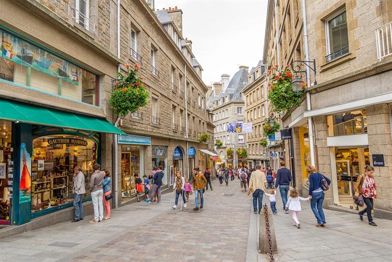 Centrum van Saint-Malo, Bretagne