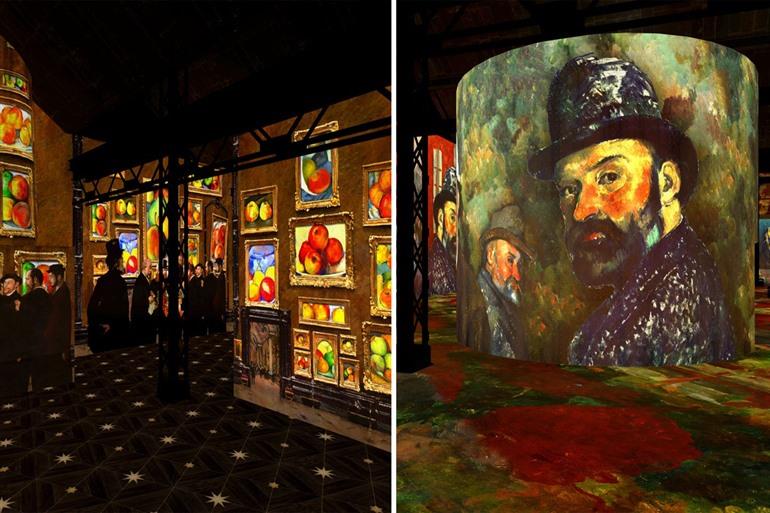 Cezanne, The Lights of The Provence in Atelier des Lumieres, Parijs