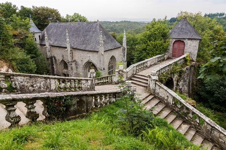 Chapelle Sainte-Barbe du Faouët bezoeken, Bretagne