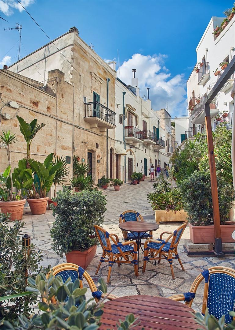 Charmante centrum van Polignano a Mare