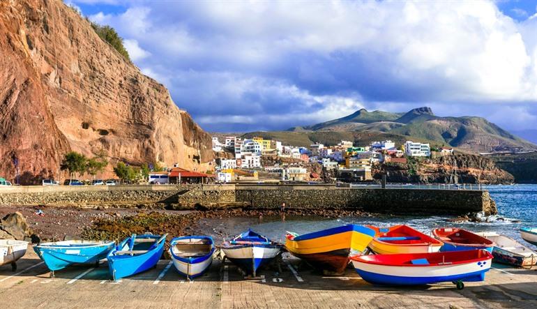 Charmante visserstad Sardina, noorden van Gran Canaria