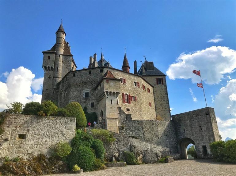 Chateau du Menthon bezoeken, Franse Alpen