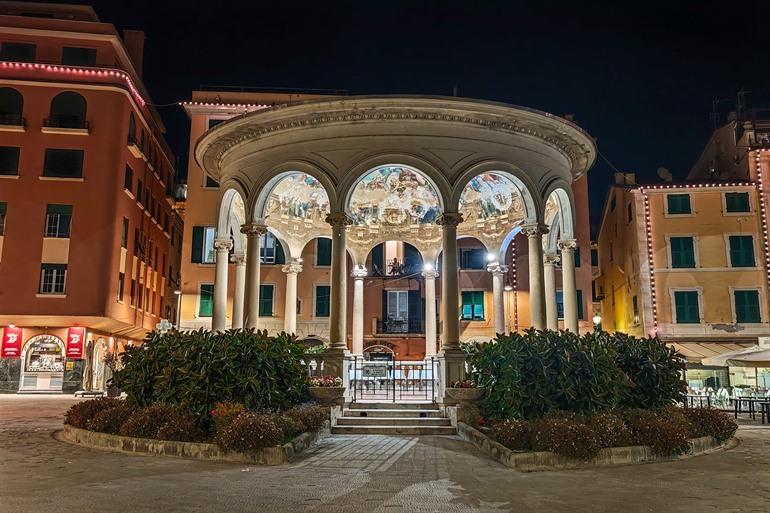 Chiosco della Musica, de muziekkiosk van Rapallo