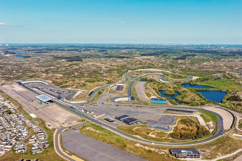 Circuit Zandvoort vanuit de lucht