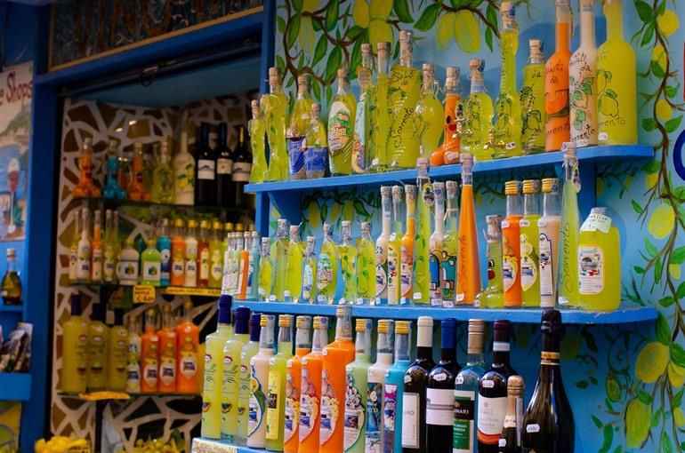 Citroenen en limoncello in Sorrento