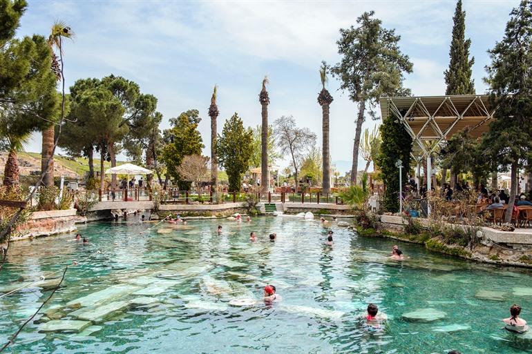 Cleopatra Antique Pool, Pamukkale, Turkije
