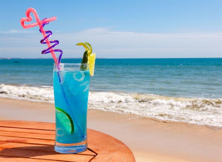 Cocktail met Blue Curaçao