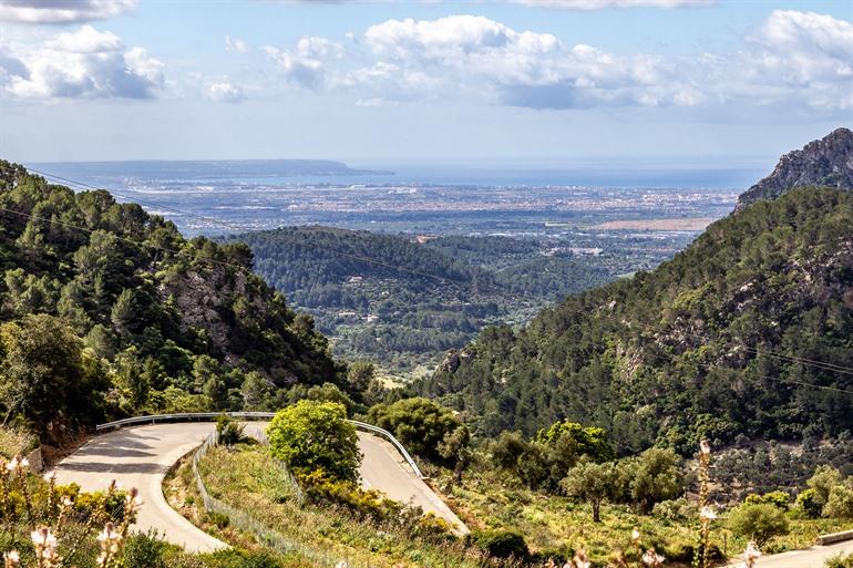 Coll de Sóller, een van de bekendste fietsbeklimmingen van Mallorca