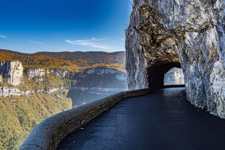 Combe Laval Route in Vercors, Drôme, Frankrijk