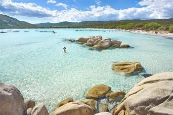 Corsica zuiden, plage guillia