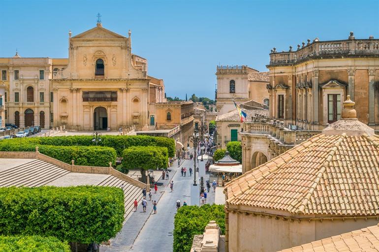 Corso Vittorio Emanuele in Centro Storico, Noto