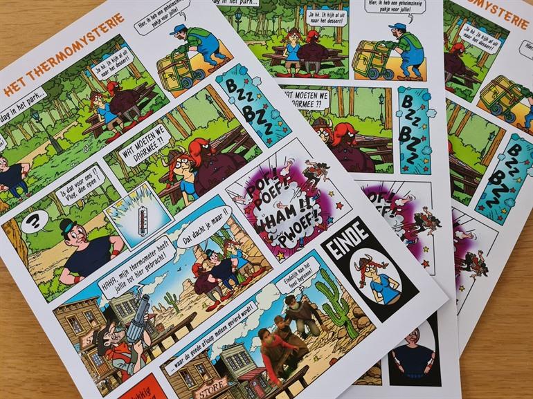 Creëer je eigen stripverhaal in het Suske en Wiske Kindermuseum