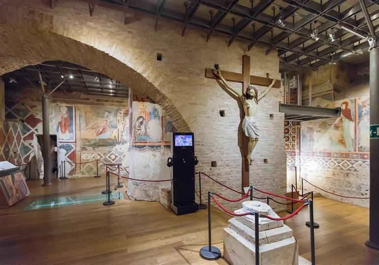 Crypte van de Siena kathedraal 