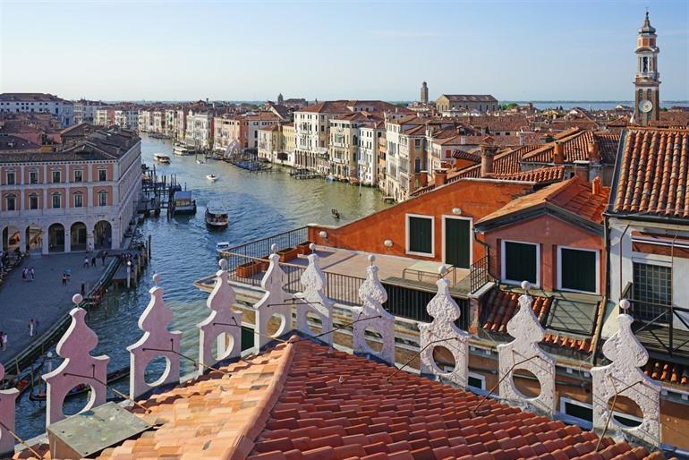 Dakterras T Fondaco dei Tedeschi Venetië