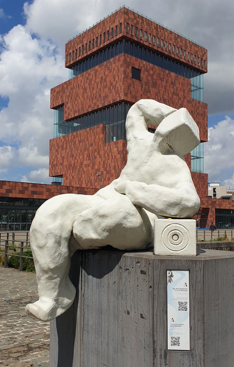 De Antwerpse fluisteraar, het eilandje in Antwerpen