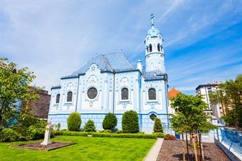 De Blauwe Kerk Sint-Elizabethskerk in Bratislava