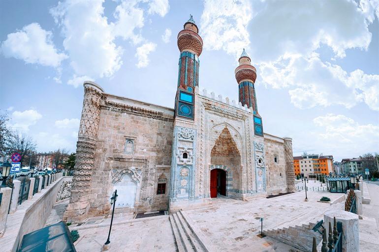 De Blauwe Madrasa in Sivas, Cappadocië