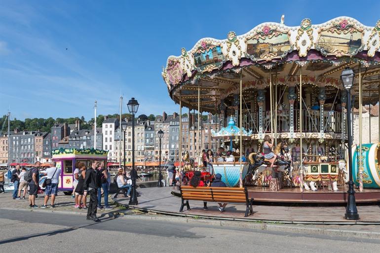 De carrousel van Honfleur