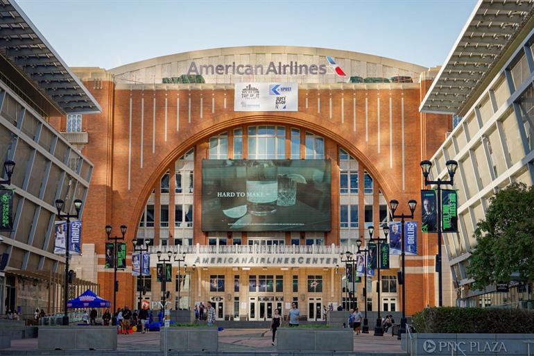 De Dallas Mavericks spelen in het American Airlines Center