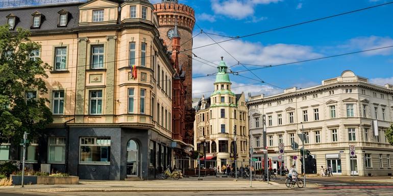 De Duitse stad Cottbus