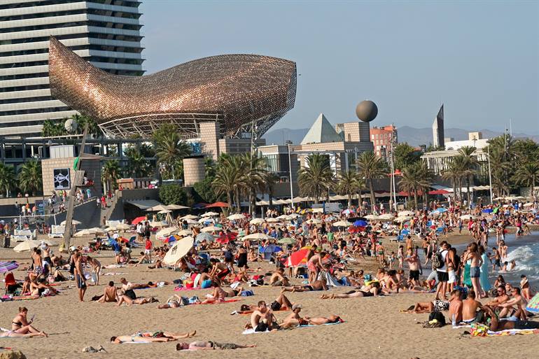De 'Gouden Vis' van Frank Gehry