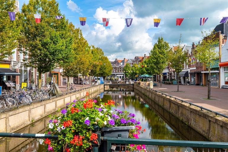 De grachten in het centrum