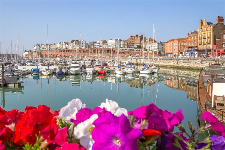 De haven van Ramsgate