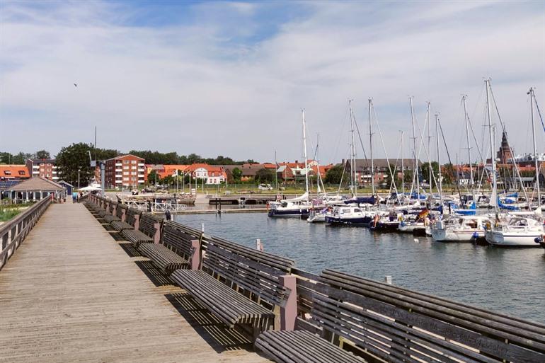 De haven van Ystad
