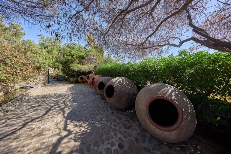 De historische site rond de molen