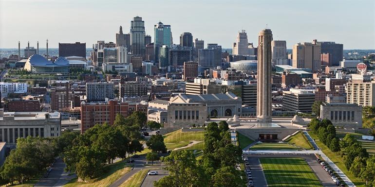 De historische stad Kansas City